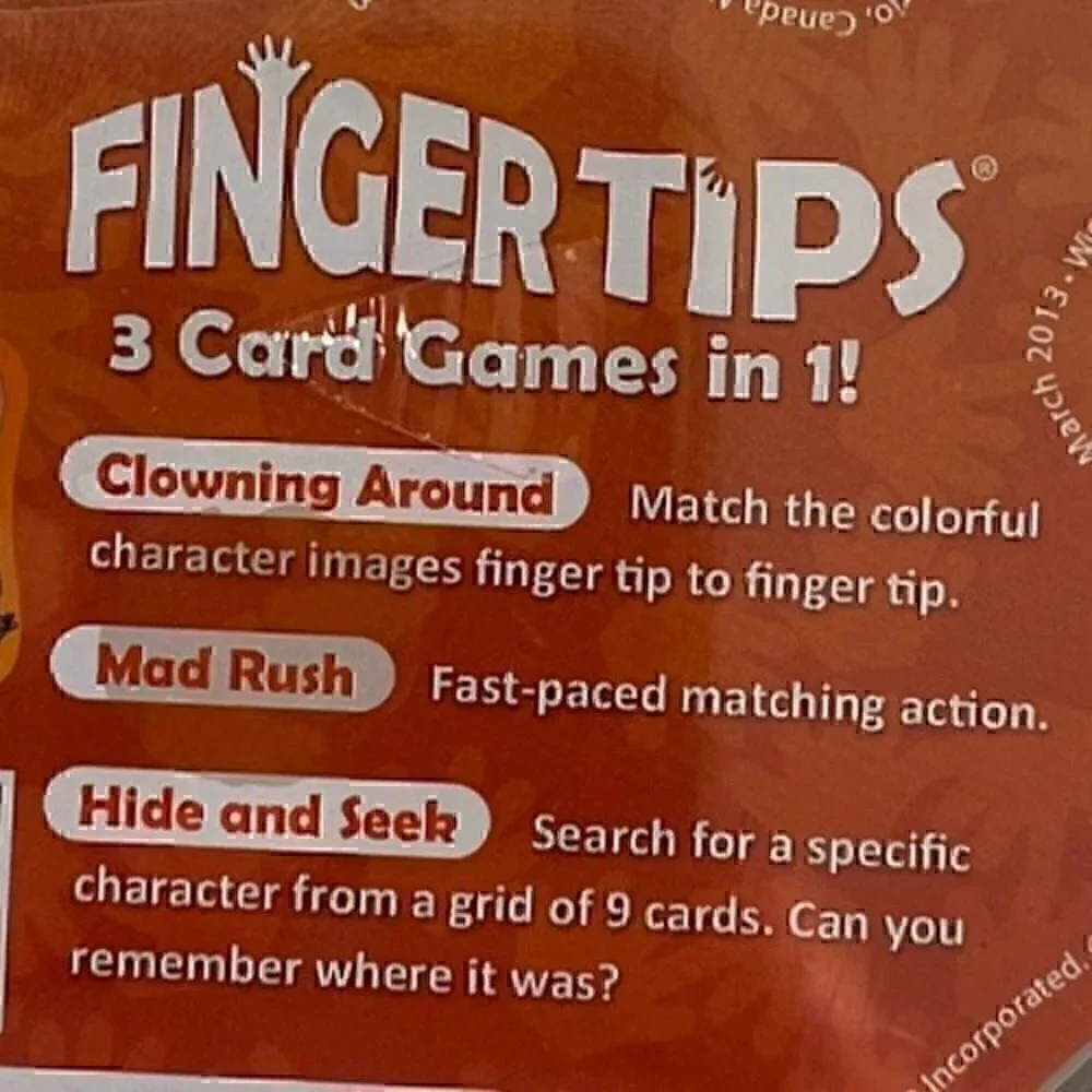 Wiggles Finger Tips 